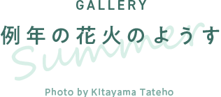 例年の花火の様子